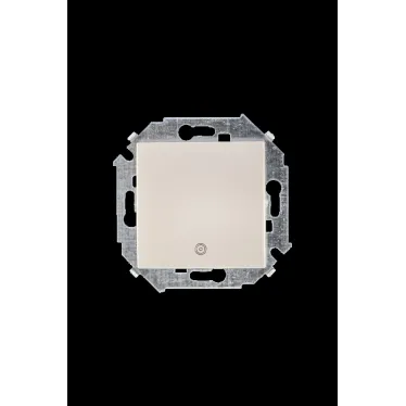 Выключатель кнопочный 15 пиктограмма 16А 250В винтовой зажим шампань