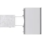 Кронштейн для удаления шкафа от столба на 150 мм. Basic