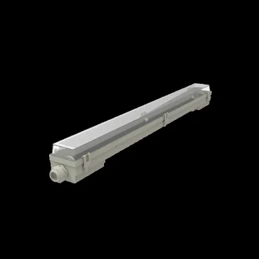 Светильник под светодиодную лампу ДСП 1хG13 AC 220В IP65 665х60х55мм Пластик сквозная проводка для лампы 600мм LITE Gauss