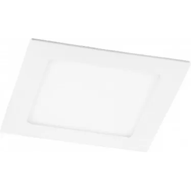 Светильник светодиодный ДВО-15w 4000K 1050Лм квадратный slim белый