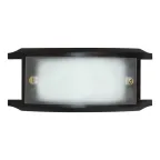 Светильник НББ-06-40 М39 Полесье 260х110матовый белый /корпус венге /держатель винт золото индивидуальная упаковка