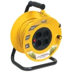 Удлинитель силовой 4 розетки шнур 20м ПВС 2x0.75 УК20 с термозащитой