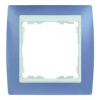 Рамка на 4 поста, S82, сирень - белый