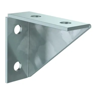Уголок крепежный двойной усиленный для STRUT-профиля EZ