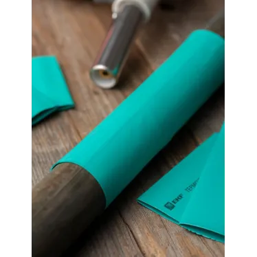 Трубка термоусаживаемая ТУТ нг 30/15 зеленая в отрезках по 1м PROxima