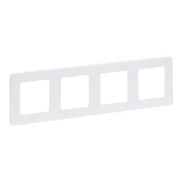 Рамка 4 поста INSPIRIA белая