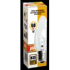 Лампа накаливания B35 240V 60W E27 clear