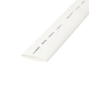 Термоусаживаемая трубка 35,0 17,5 мм, белая, упаковка 10 шт. по 1 м, REXANT