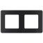 Рамка 2 поста INSPIRIA антрацит