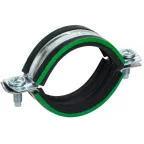 ELASTA Скоба металлическая двухкомпонентная с резиновым уплотнителем d-25-28мм IEK