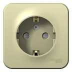 BLANCA О/У РОЗЕТКА с заземлением со шторками ИЗОЛ.ПЛ., 16А, 250В, БЕЖЕВЫЙ