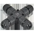                  Коннектор кабельный герметичный WTP-108 3 PIN IP68 IEK
               