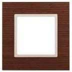 Рамка на 1 пост, дерево, Эра Elegance, дуб+сл.кость, 14-5301-09