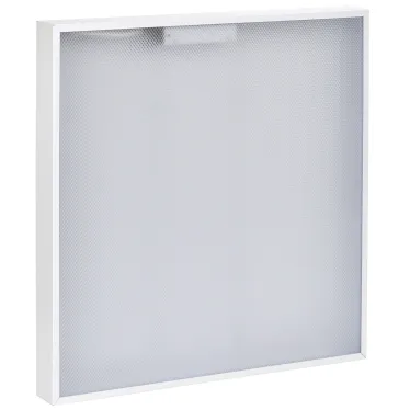 LIGHTING PRO Светильник светодиодный ДВО 2001 40Вт 5000К IP40 588х588мм Грильято призма IEK