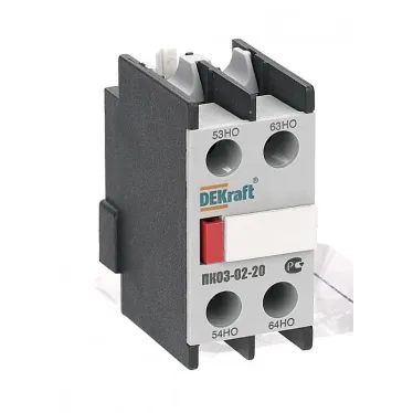 Приставка контактная ПК-03 2НО лицевая установка