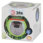 Светильник уличный ERASF22-31 Хрустальный шар на солнечных батареях садовый 10 см