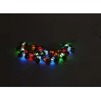 Гирлянда LED Нить Фонарики 3 м мультиколор, 220V, IP20 (36/720), ENIN-3F