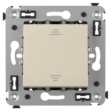 Avanti Выключатель одноклавишный, в стену, Ванильная дымка