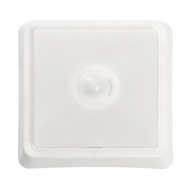 Светильник светодиодный ДБО-20w с датчиком 6500К 1600Лм квадратный белый