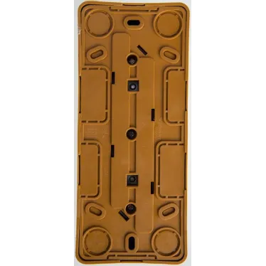 ЭТЮД Розетка тройная открытой установки с заземлением со шторками 16А 250B, бук