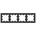 Рамка четырехпостовая ATLASDESIGN универсальная карбон