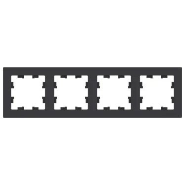 Рамка четырехпостовая ATLASDESIGN универсальная карбон