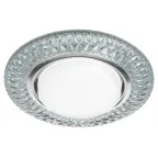 Светильник точечный декоративный cо светодиодной подсветкой Gx53, прозрачный DK LD23 SL/WH ЭРА