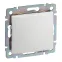 Выключатель одноклавишный, в рамку, белый
