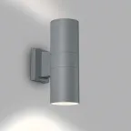 Светильник светодиодный уличный ДБУ-2х10w вверх/вниз 3000К IP54 серый