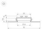 Профиль KLUS-LOCK-FM-2000 ANOD (ARL, Алюминий)