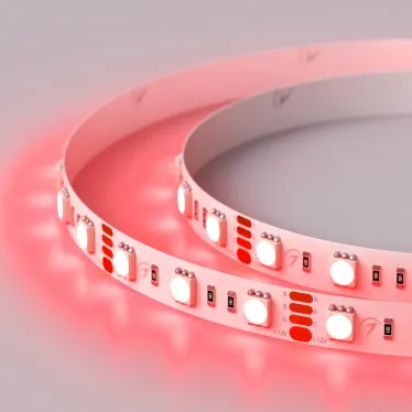 Лента RT-B60-10mm 12V RGB (14.4 W/m, IP20, 5060, 5m) (, Открытый)