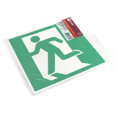 Знак ''Выход здесь'' (левосторонний) 200х200мм PROxima