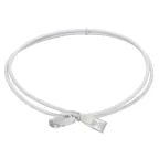 Патч-корд категории 5E UTP LSZH 2м slim колпачок с язычком белый