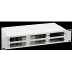 Кросс 2U оптический распределительный до 48 портов (без планок под 8п-3шт)