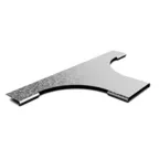 Крышка к ответвителю горизонтальному плавному 100, толщина 0,7 мм, Сендзимир цинк