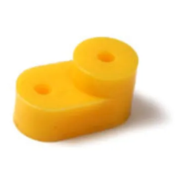 Изолятор угловой для нулевой шины желтый