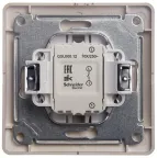 Выключатель одноклавишный, в сборе схема 1 платина