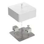 Коробка огнестойкая для кабель-канала 40-0450-FR1.5-4 Е15-Е120 75х75х30