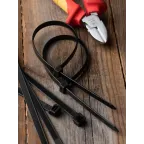 Хомут P6.6 стандартный черный 2.5x200 (100шт) FlexLock PROxima