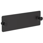 Планка глухая черная