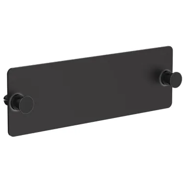 Планка глухая черная