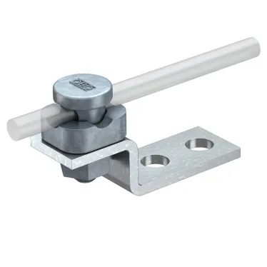 Соединитель угловой, с крепежной клеммой