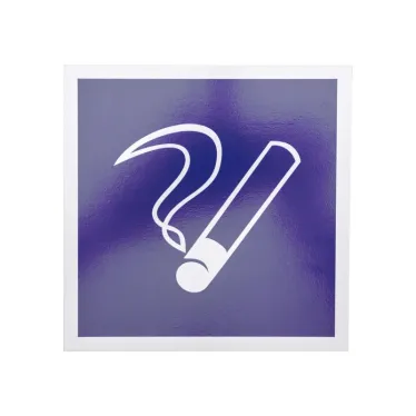 Табличка информационный знак Место курения 200х200мм,