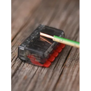 Клемма СМК 221-415 5 отверстий 0.2-4.0 мм2 (50 шт.) PROxima