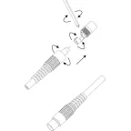 Разъем R-TV04 штекер TV без пайки