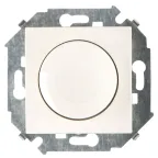 15 Регулятор напряжения поворотно-нажимной 500Вт 230В винтовой зажим слоновая кость