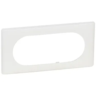 Рамка, 4/5 модулей, белая перкаль