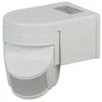 Датчик движения белый макс. нагрузка 1100Вт угол обзора 180град. дальность 12м IP44 MD 012