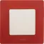 ETIKA Рамка 1 пост красная