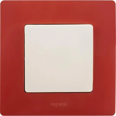 ETIKA Рамка 1 пост красная